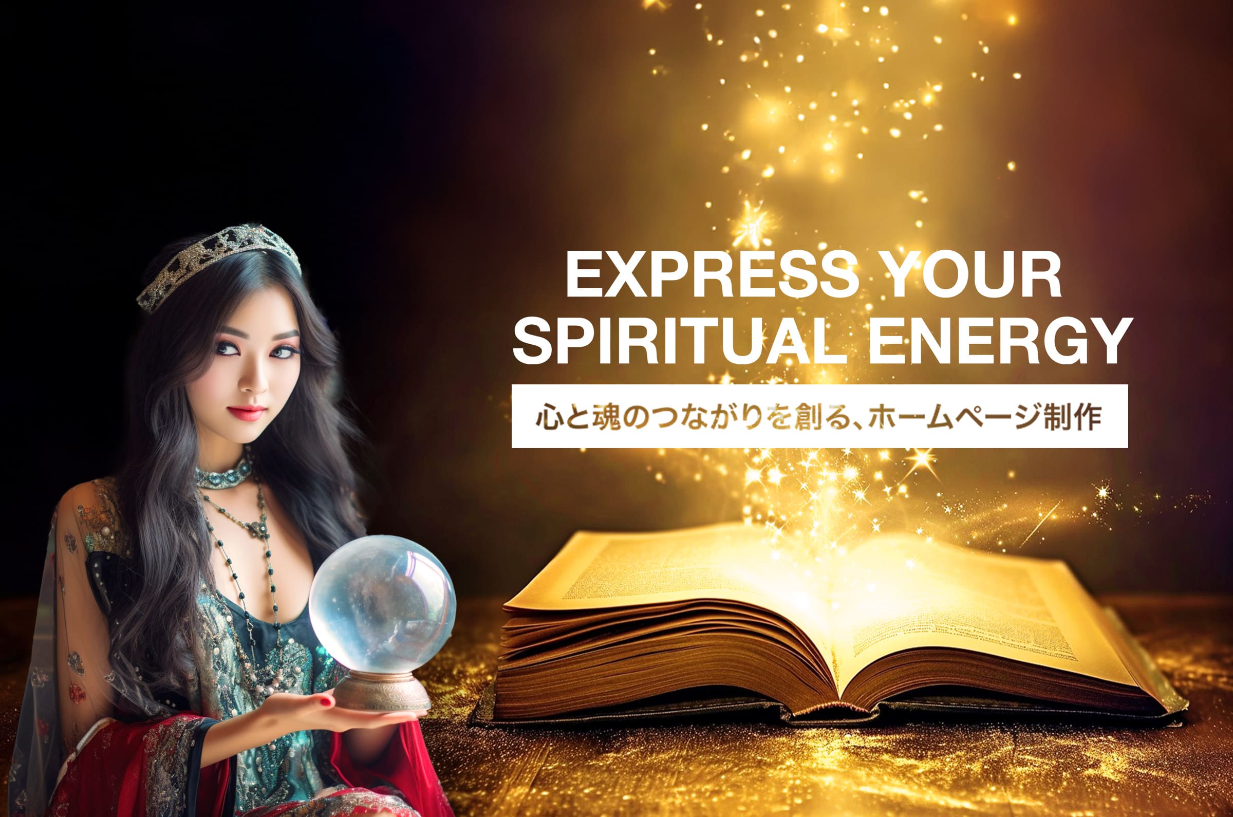 EXPRESS YOUR SPIRITUAL ENERGY 心と魂のつながりを創る、ホームページ制作
